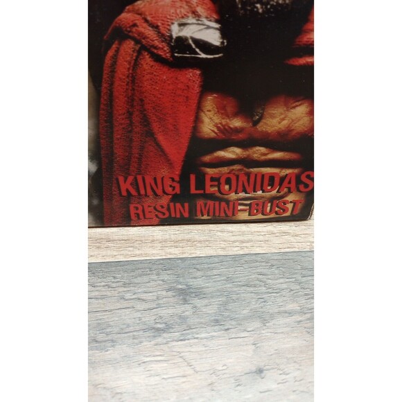 NECA King Leonidas Resin Mini Bust THIS IS SPARTA! Original Box - Picture 11 of 16